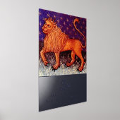 Leo Lion Zodiac Sign Horoscope Birthday Party Foliendrucke (Ablage )