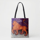 Leo Lion Zodiac Sign Horoscope Birthday Party Tasche (Vorderseite)