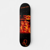 Leo Lion Zodiac Skateboard (Vorne)