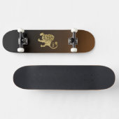 Leo Lion Zodiac Skateboard (Horizontal)