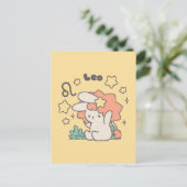Leo Loppi Tokki Zodiac Serie Art Postkarte (Stehend Vorderseite)