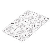 Leo Loppi Tokki Zodiac Serie Muster III Magnet (Linke Seite)