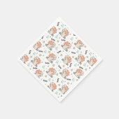 Leo Loppi Tokki Zodiac Serie Muster Serviette (Ecke)