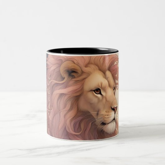 Leo, Löwe von Rose Nebula Tasse (Mittel)