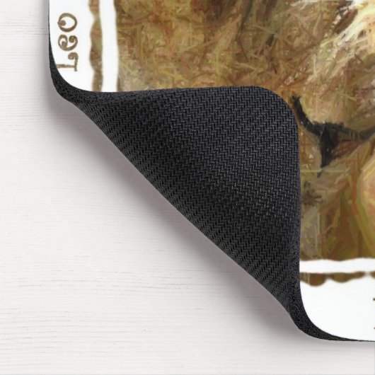 Leo - Löwen in farbigen Bleistiftmousepad Mousepad (Ecke)