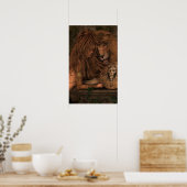 Leo: Loyalität lieben Poster (Küche)