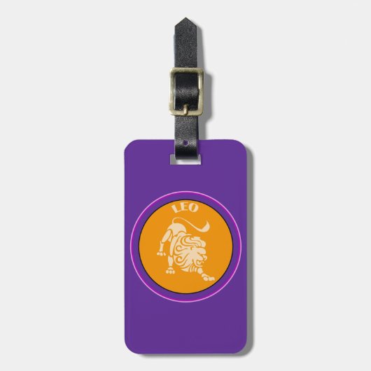Leo Luggage Tag Gepäckanhänger (Vorderseite vertikal)