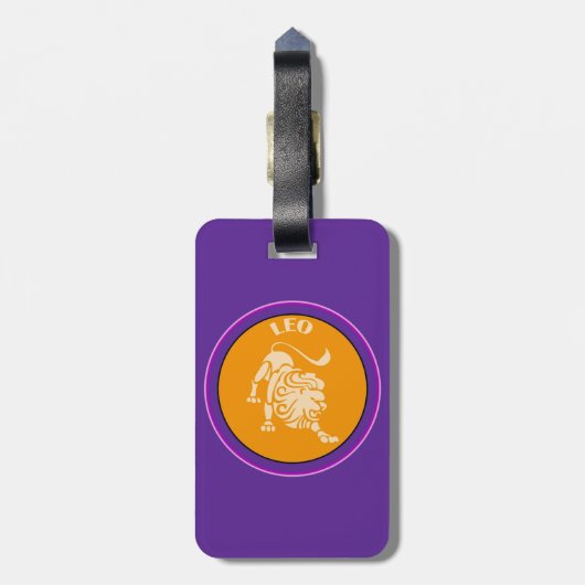 Leo Luggage Tag Gepäckanhänger (Rückseite vertikal)