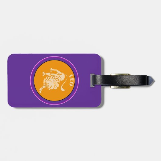 Leo Luggage Tag Gepäckanhänger (Rückseite horizontal)