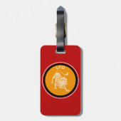 Leo Luggage Tag Gepäckanhänger (Rückseite vertikal)