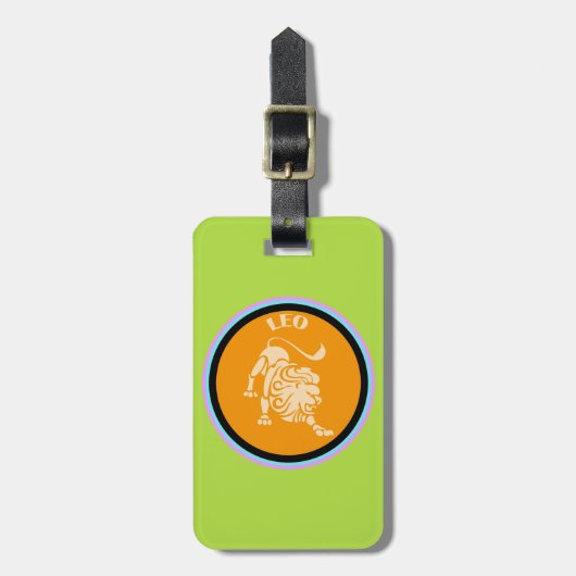 Leo Luggage Tag Gepäckanhänger (Vorderseite vertikal)