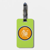 Leo Luggage Tag Gepäckanhänger (Rückseite vertikal)
