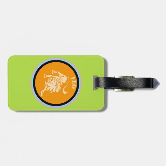 Leo Luggage Tag Gepäckanhänger (Rückseite horizontal)