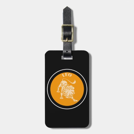 Leo Luggage Tag Gepäckanhänger (Vorderseite vertikal)