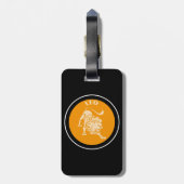 Leo Luggage Tag Gepäckanhänger (Rückseite vertikal)