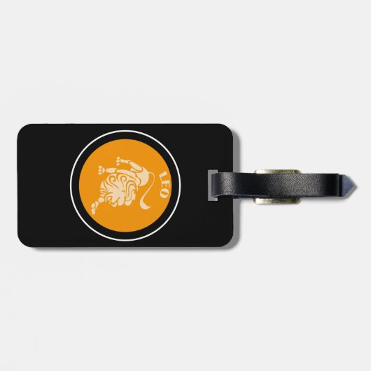 Leo Luggage Tag Gepäckanhänger (Rückseite horizontal)
