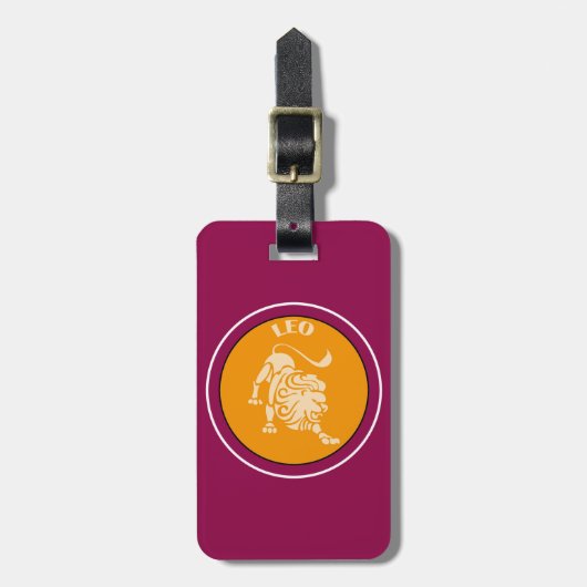 Leo Luggage Tag Gepäckanhänger (Vorderseite vertikal)