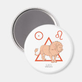 Leo Magnet (Vorderseite/Rückseite)