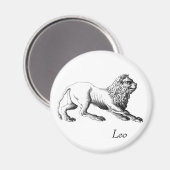 Leo Magnet (Vorderseite/Rückseite)