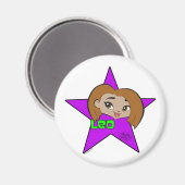 Leo Magnet (Vorderseite/Rückseite)