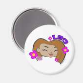 Leo Magnet (Vorderseite/Rückseite)