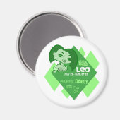 Leo Magnet (Vorderseite/Rückseite)