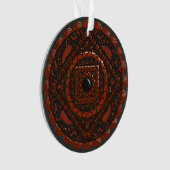 Leo Mandala Acrylic Ornament (Vorderseite)