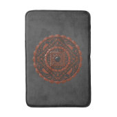 Leo Mandala Bath Mat Badematte (Vorderseite Vertikal)