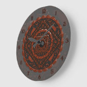 Leo Mandala Clock Große Wanduhr (Winkel)