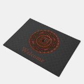 Leo Mandala Doormat Fußmatte (Schrägansicht)