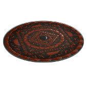 Leo Mandala Glass Cutting Board Schneidebrett (Ecke)