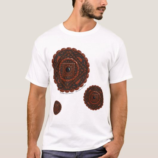 Leo Mandala Men's Light Shirt (Vorderseite)