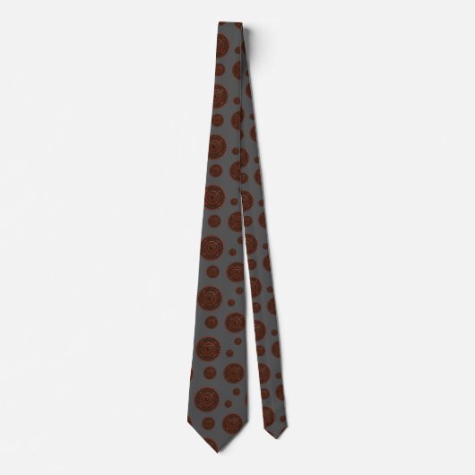 Leo Mandala Men's Neck Tie Krawatte (Vorderseite)