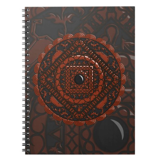 Leo Mandala Notebook Notizblock (Vorderseite)