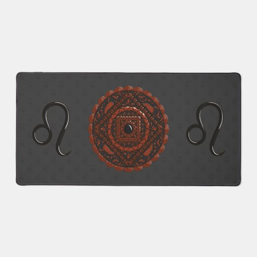 Leo Mandala Schreibtischunterlage (Vorderseite)