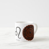 Leo Mandala Spezielle Tasse (Vorderseite Rechts)