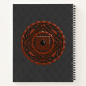 Leo Mandala Spiral Notebook Notizblock (Rückseite)