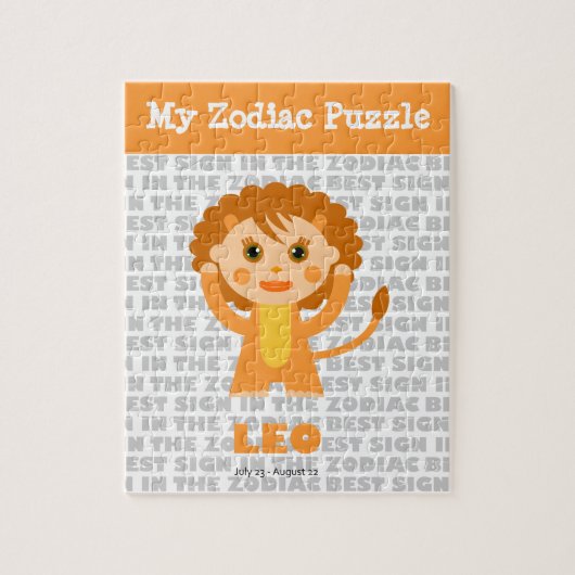 Leo, mein Zodiac-Puzzle Puzzle (Vertikal)