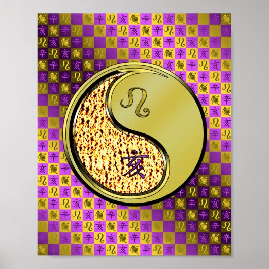 Leo & Metal Boar Poster (Vorne)