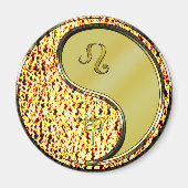Leo & Metal Monkey Magnet (Vorne)