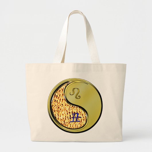 Leo & Metal Ox Jumbo Stoffbeutel (Vorne)