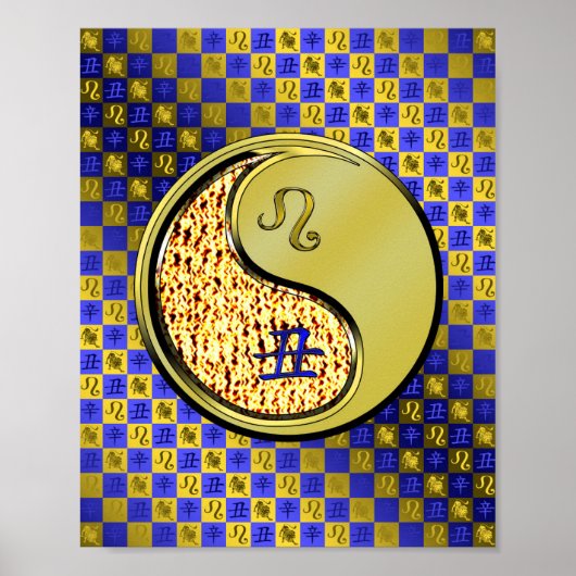 Leo & Metal Ox Poster (Vorne)