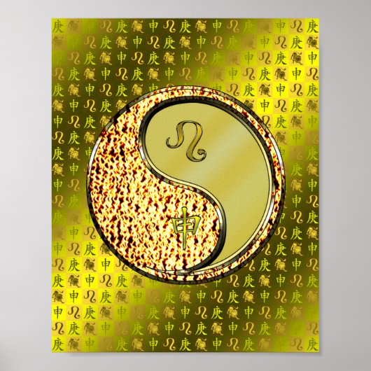 Leo & Metal Poster (Vorne)