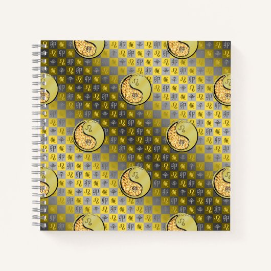 Leo & Metal Rabbit Notizblock (Vorderseite)