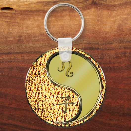 Leo & Metal Rat Schlüsselanhänger (Rückseite)