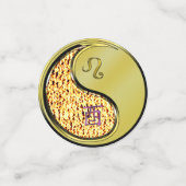 Leo & Metal Rooster Konfetti (Klein Vorderseite)