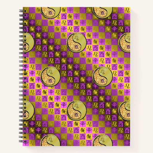 Leo & Metal Rooster Notizblock (Vorderseite)