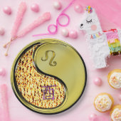 Leo & Metal Rooster Pappteller (Party)