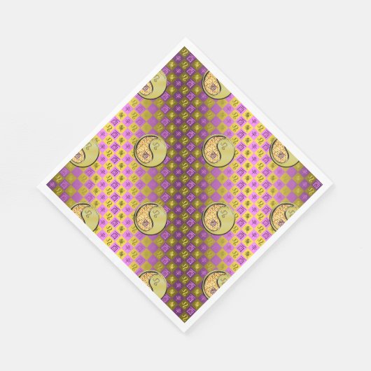 Leo & Metal Rooster Serviette (Ecke)