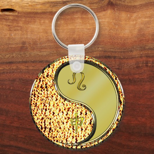 Leo & Metal Schlüsselanhänger (Rückseite)